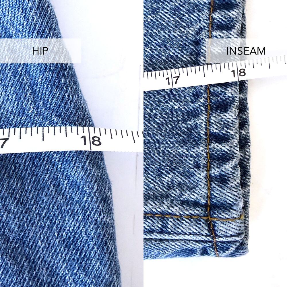 STILL HERE NY Capri Cropped Jeans Classic Blue Denim Size 26 - Picture 15 of 16